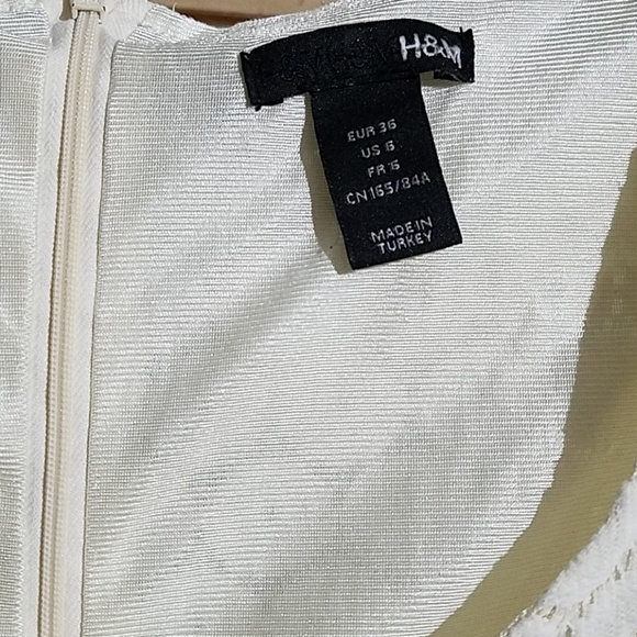 H&M white dress C12 - Picture 2 of 6